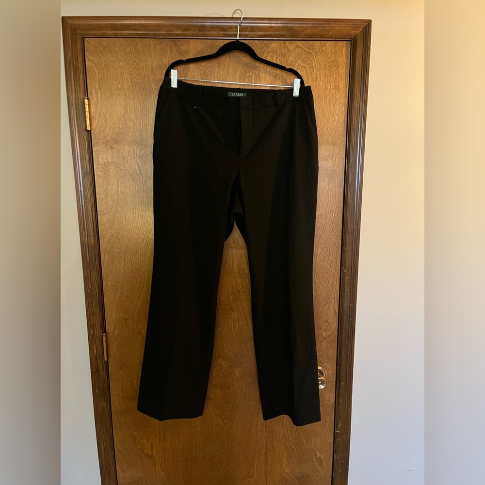 Ralph Lauren trousers, black 16w